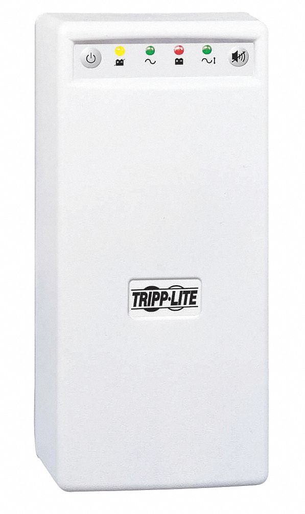 UPS System: Single Phase, 330 VA Power Rating, 120 V AC Input, 120 V Output, 5-15P