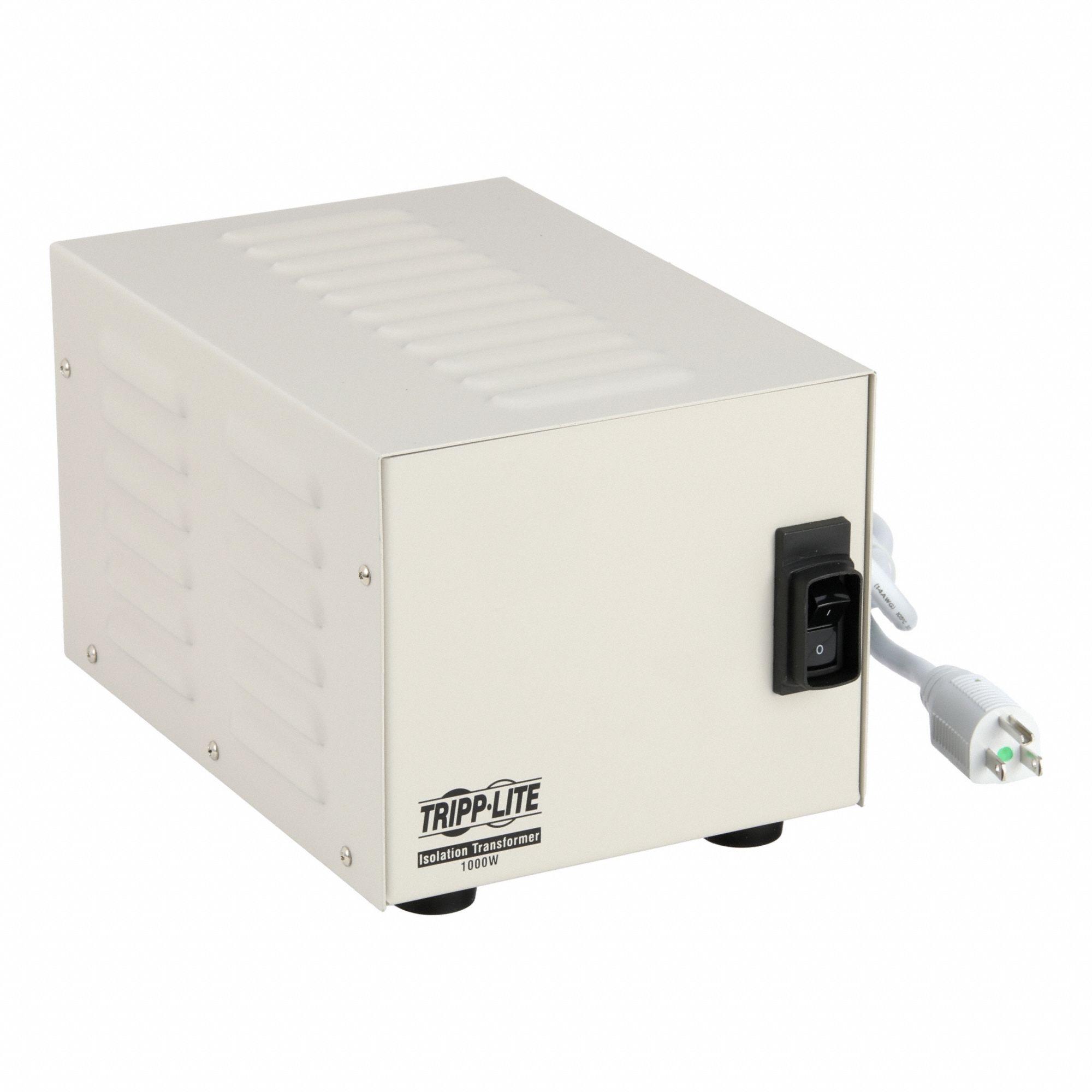 Isolation Transformer: 1, 000 W Power Rating, 120V, 120V AC, 5-15P, 5-15R, 4 Outlets