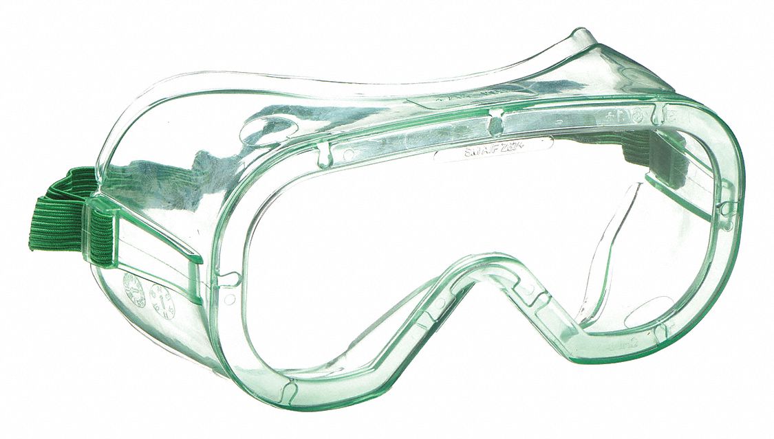 SAFETY GOGGLES, OTG, PVC/POLYCARBONATE, ANTI-FOG, CLEAR, CSA, UV, UNIVERSAL, UNISEX