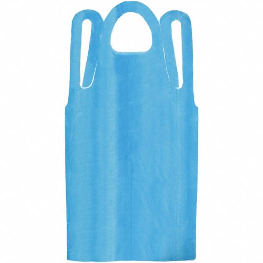 AMAZING WaterProof Disposable Aprons in Bulk, 28 x 36. Pack of 100 Large  Polypropylene 60 gsm with Microporous Film 60 gsm Bibs for Adults. Unisex