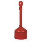 CIGARETTE RECEPTACLE,2-1/2 GAL.,RED