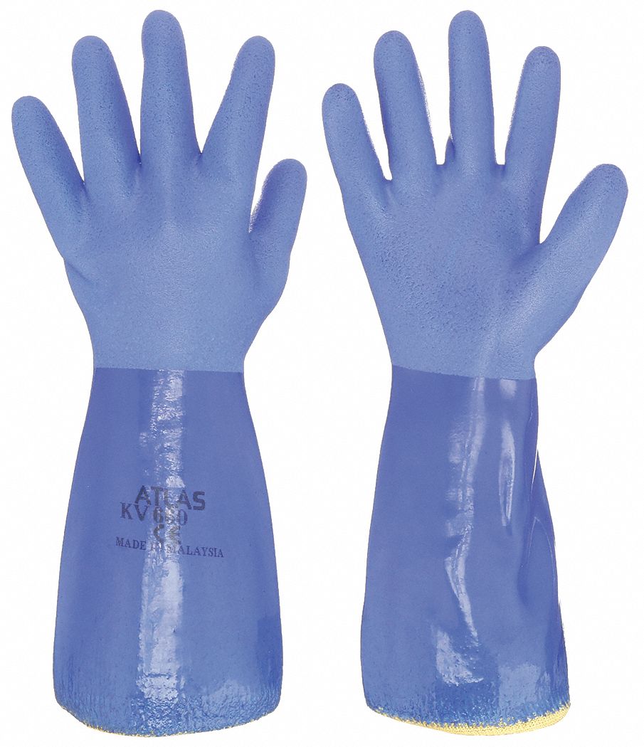 ANSI/ISEA Cut Level A2, 22 mil Glove Thick, Chemical Resistant Gloves
