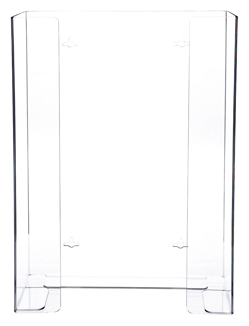 GLOVE BOX DISPENSER, 3 BOXES, PETG PLASTIC, CLEAR, TOP LOAD