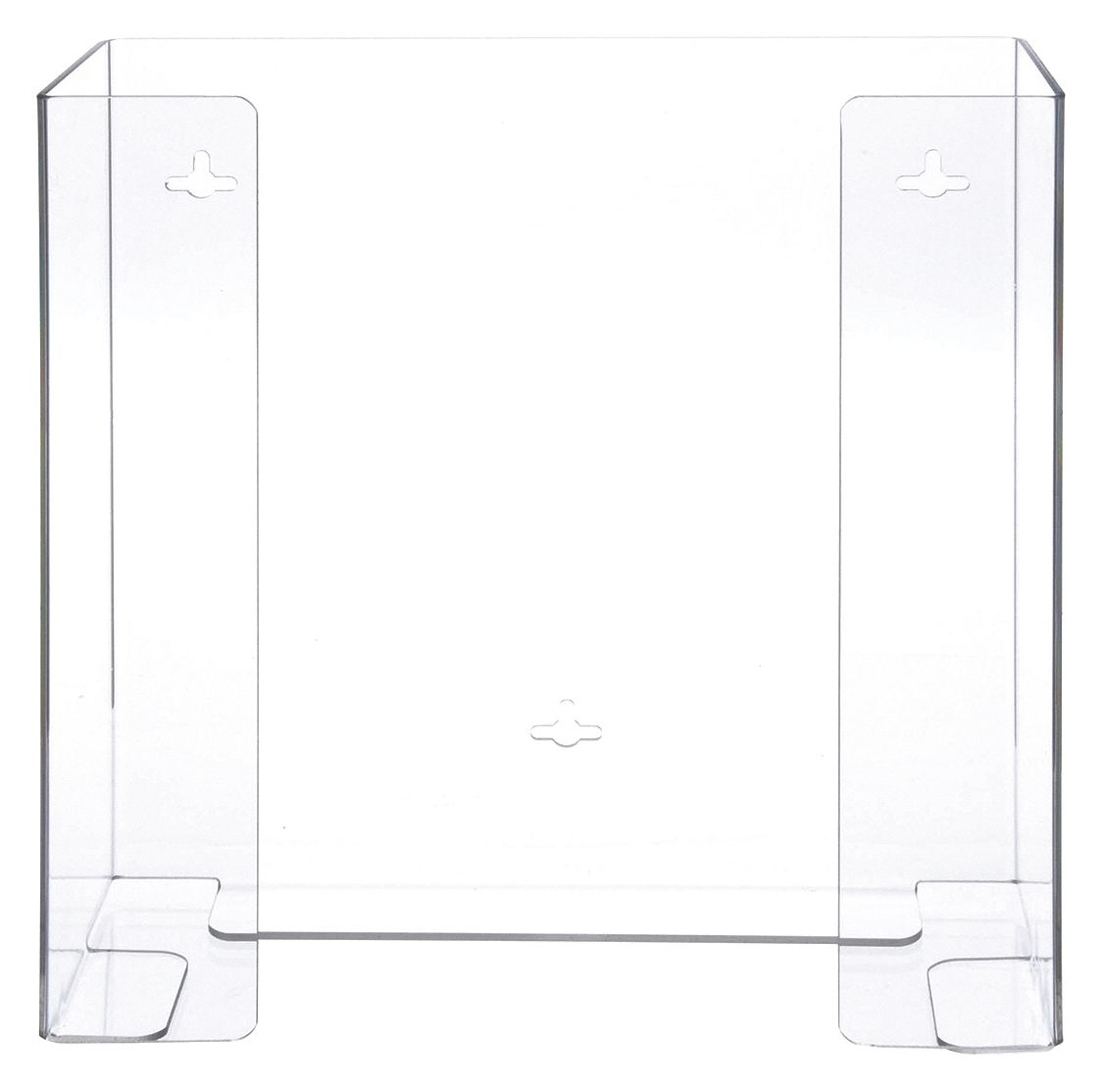 GLOVE BOX DISPENSER, 2 BOXES, PETG PLASTIC, CLEAR, TOP LOAD