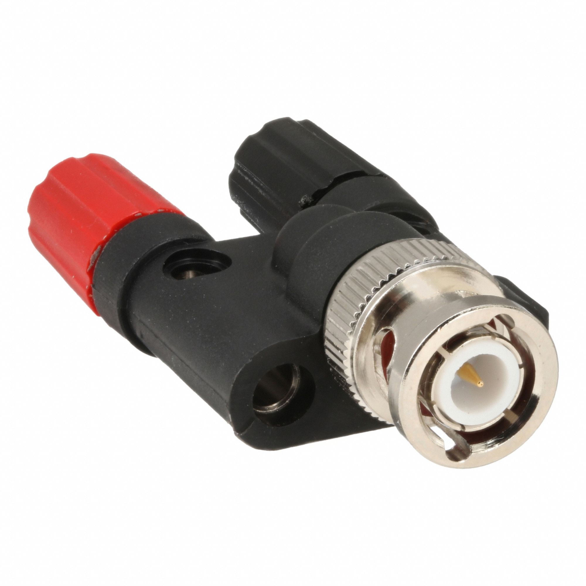 Pomona 1269 Dual Banana Plug To BNC Female Adapter – Black, Portable, Used Good Condition
