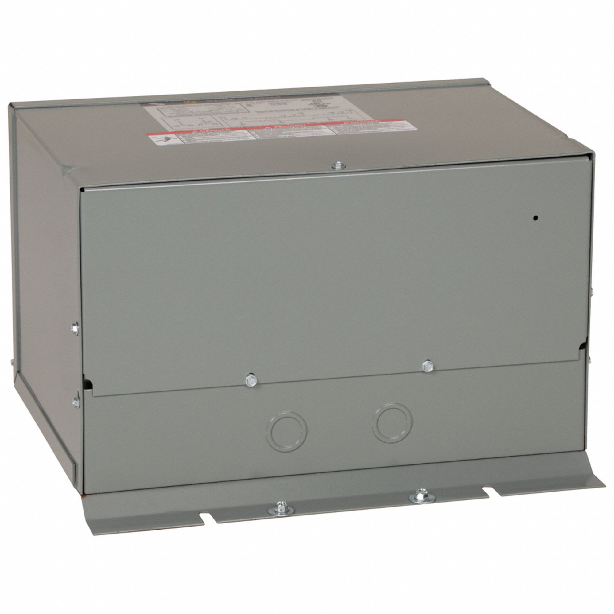 Dry Type Power Distribution Transformer: 480V AC, 120V AC/208V AC Wye, 3R, Wall, Copper