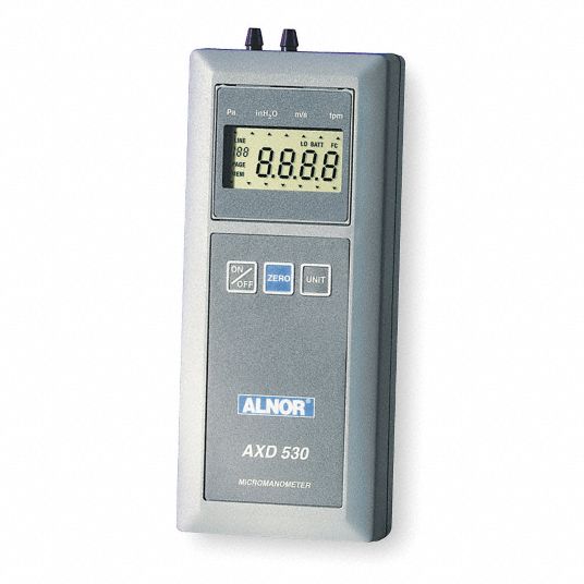 GRAINGER APPROVED Micro Manometer 3T403AXD 530 Grainger