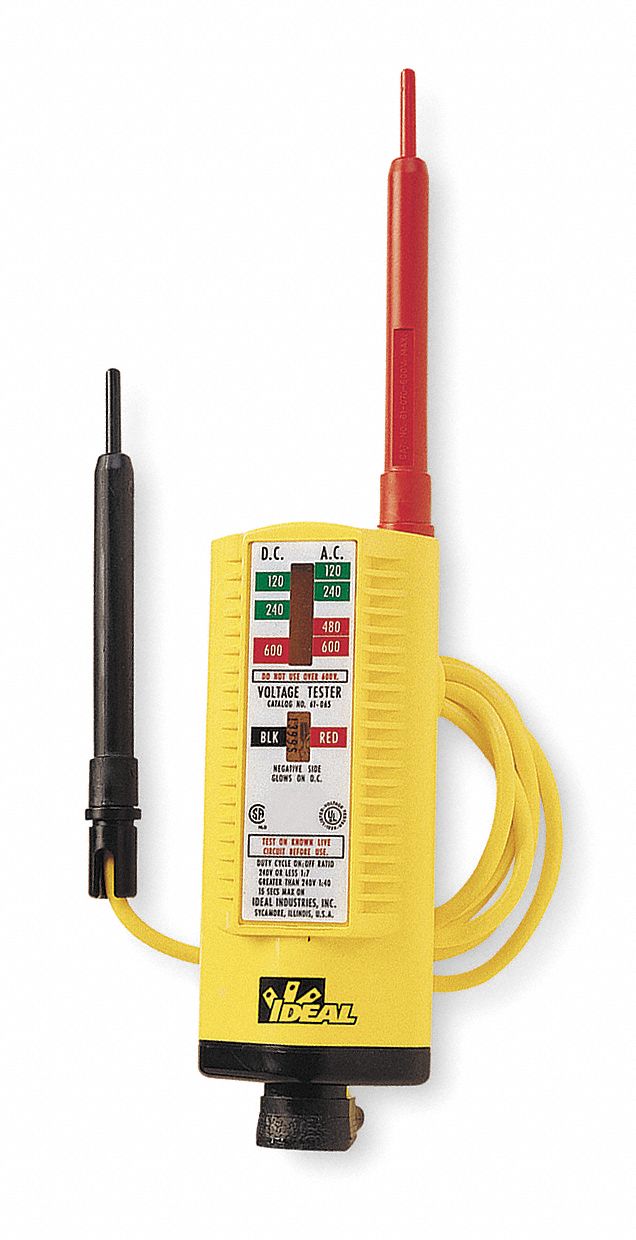 Solenoid type deals voltage tester