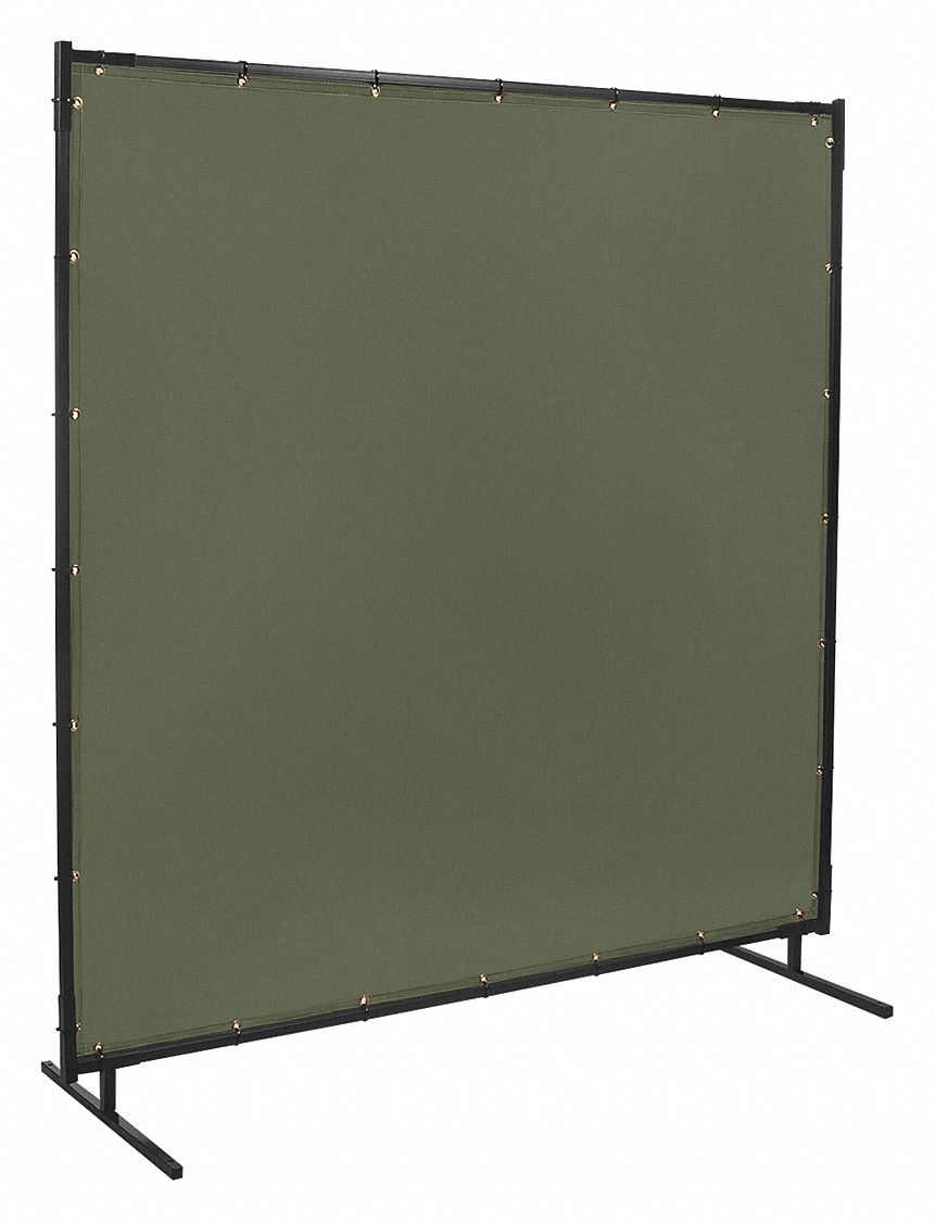 WELDING SCREEN,4 FT H,6 FT W,GREEN