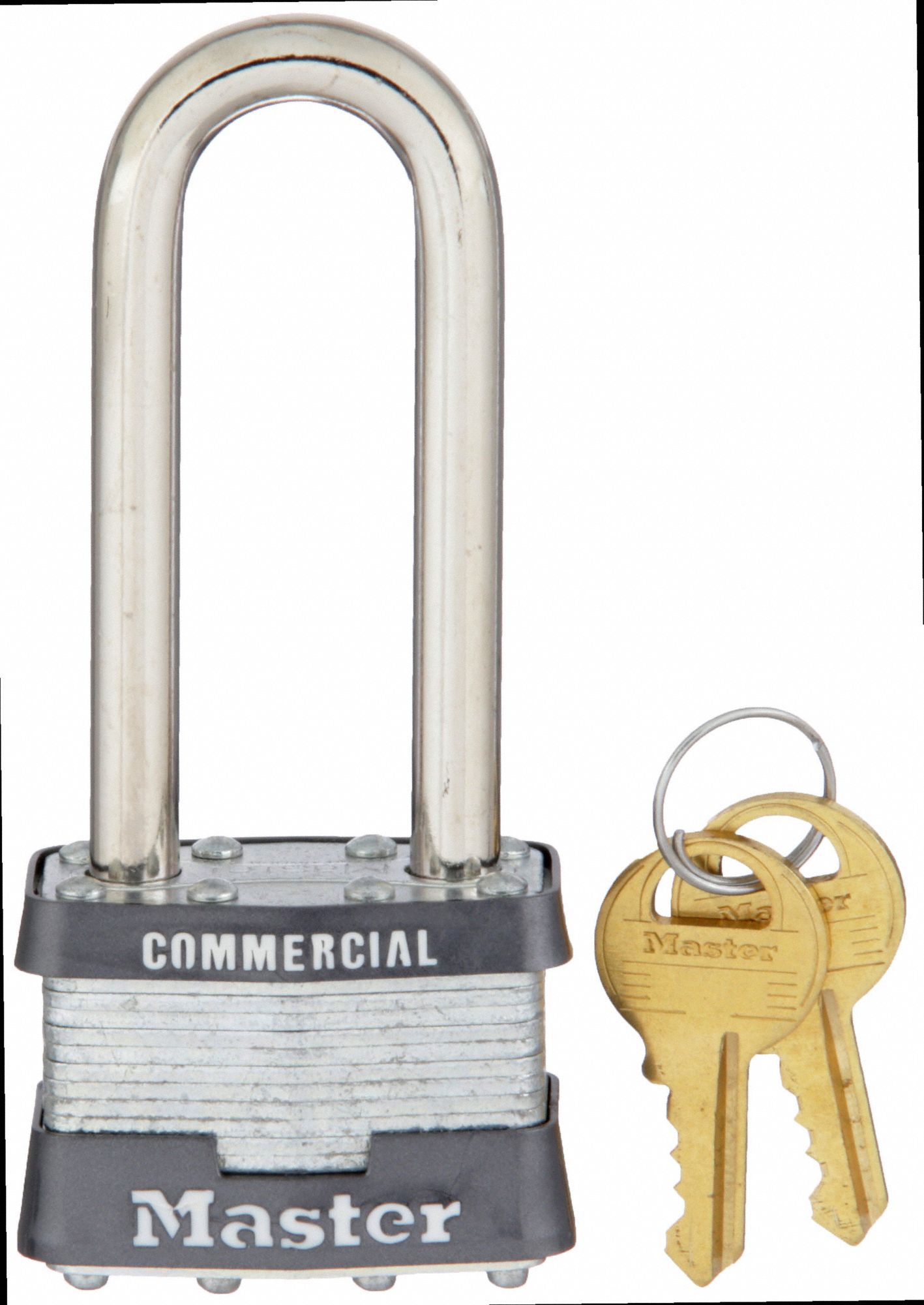 Master Lock Heavy Duty Outdoor Padlock with Key, 2-1/2 in. Wide, 2