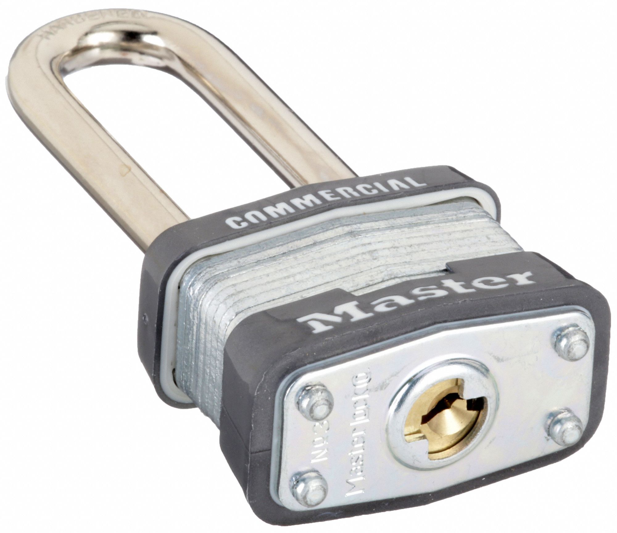MASTER LOCK Keyed Alike, Padlock, Steel, Shackle Type Long Shackle