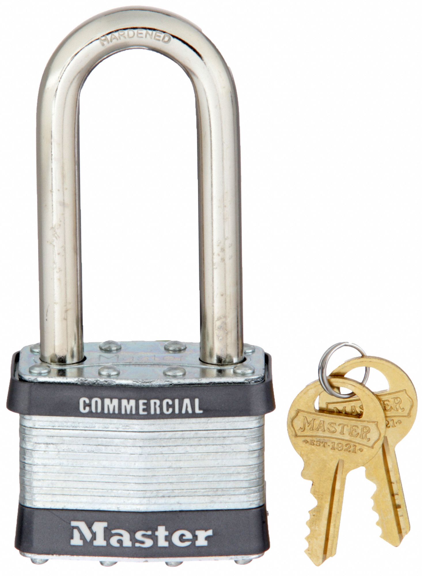 KEYED PADLOCK,15/16 IN,RECTANGLE,SILVER