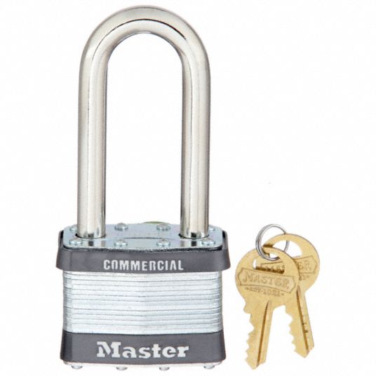 Master Lock Commercial Keyed Padlock 1-in Shackle Keyed Alike