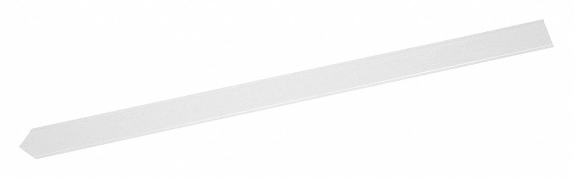 Marking Stake: Fiberglass Reinforced Polyester, 3 3/4 in Post Wd, Point Post End, White, White