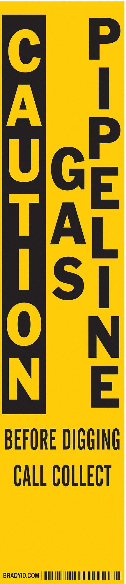 RUBAN D AVERTISSEMENT SKATE DECAL