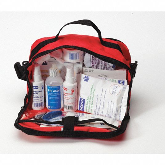 HONEYWELL NORTH First Aid Kit, Kit, Nylon, General Purpose, 25 People Served per Kit 3TB83