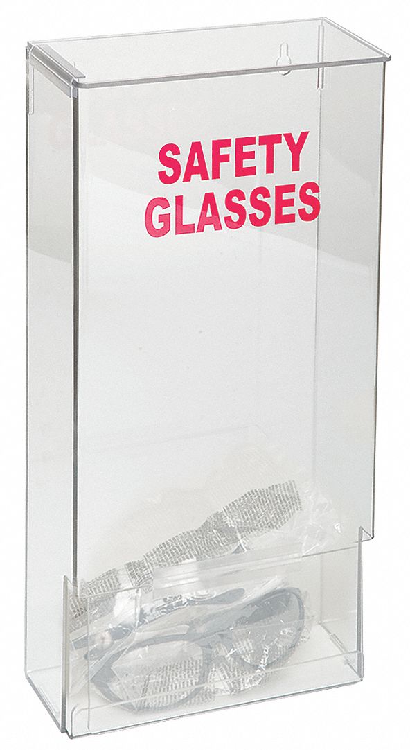 Grainger Approved Safety Glasses And Goggles Dispenser 15 75 In H X 8 In W X 4 In D 20 Pairs 3tca5 3tca5 Grainger