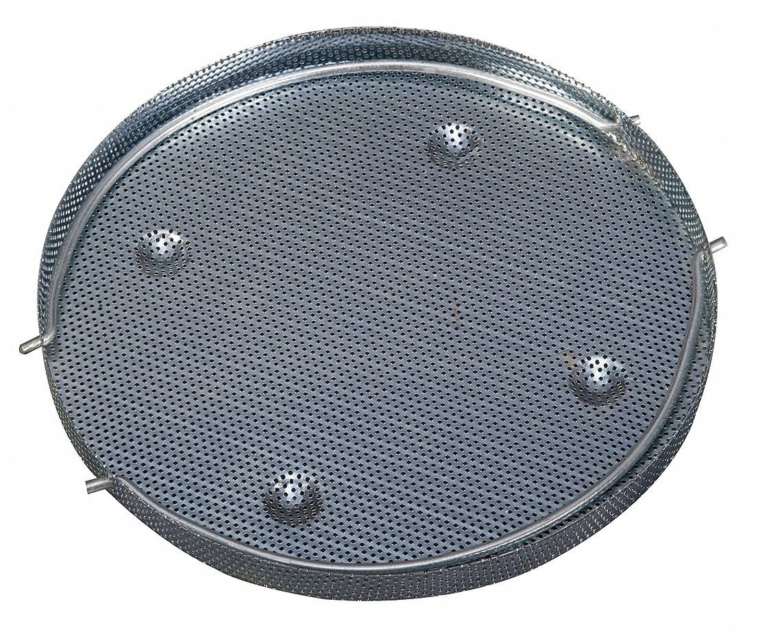 Parts Cleaning Container Basket: Gray, For 3TCF7/3TCF8/3TCG2/5AP05, Steel