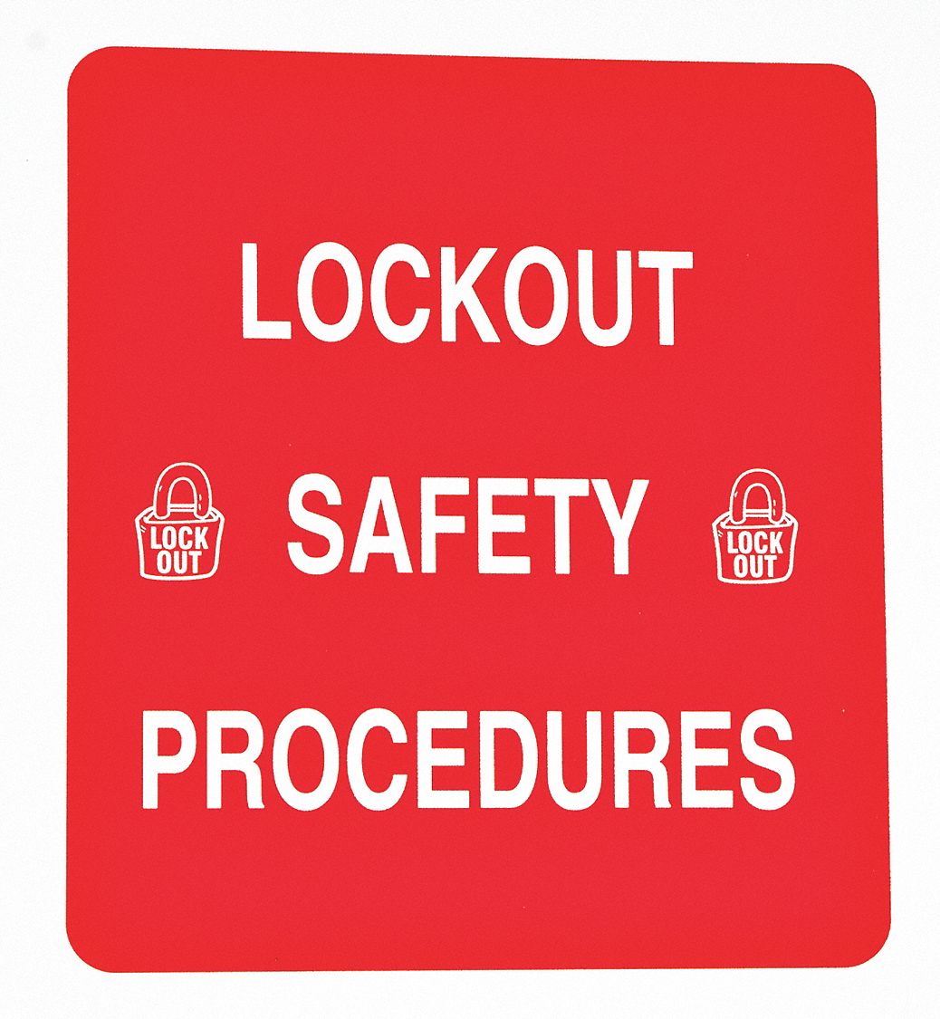 3TCK7 - Lockout Procedure Binder Red