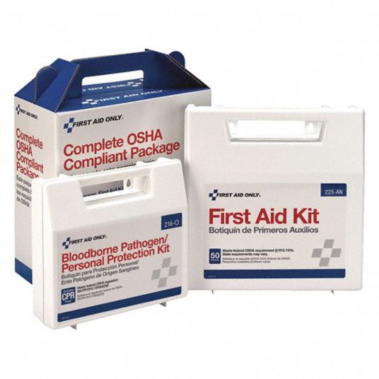 First Aid Only, 225 Components, Ansi Isea Z308.1-2015, First Aid Kit 