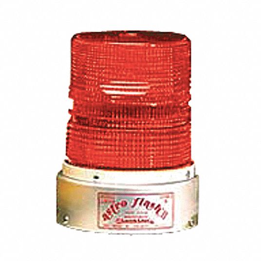 CODE 3 Strobe Light, Red, Flashing 3TCU7LL800IRTH Grainger