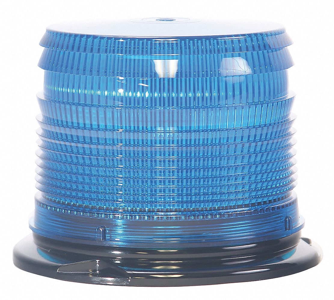 STAR Low Profile Strobe Light, Blue, Flashing - 3TDN5|255TS-B - Grainger