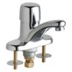 Low-Arc-Spout Single-Metering-Handle Two-Hole Centerset Deck-Mount Bathroom Faucets