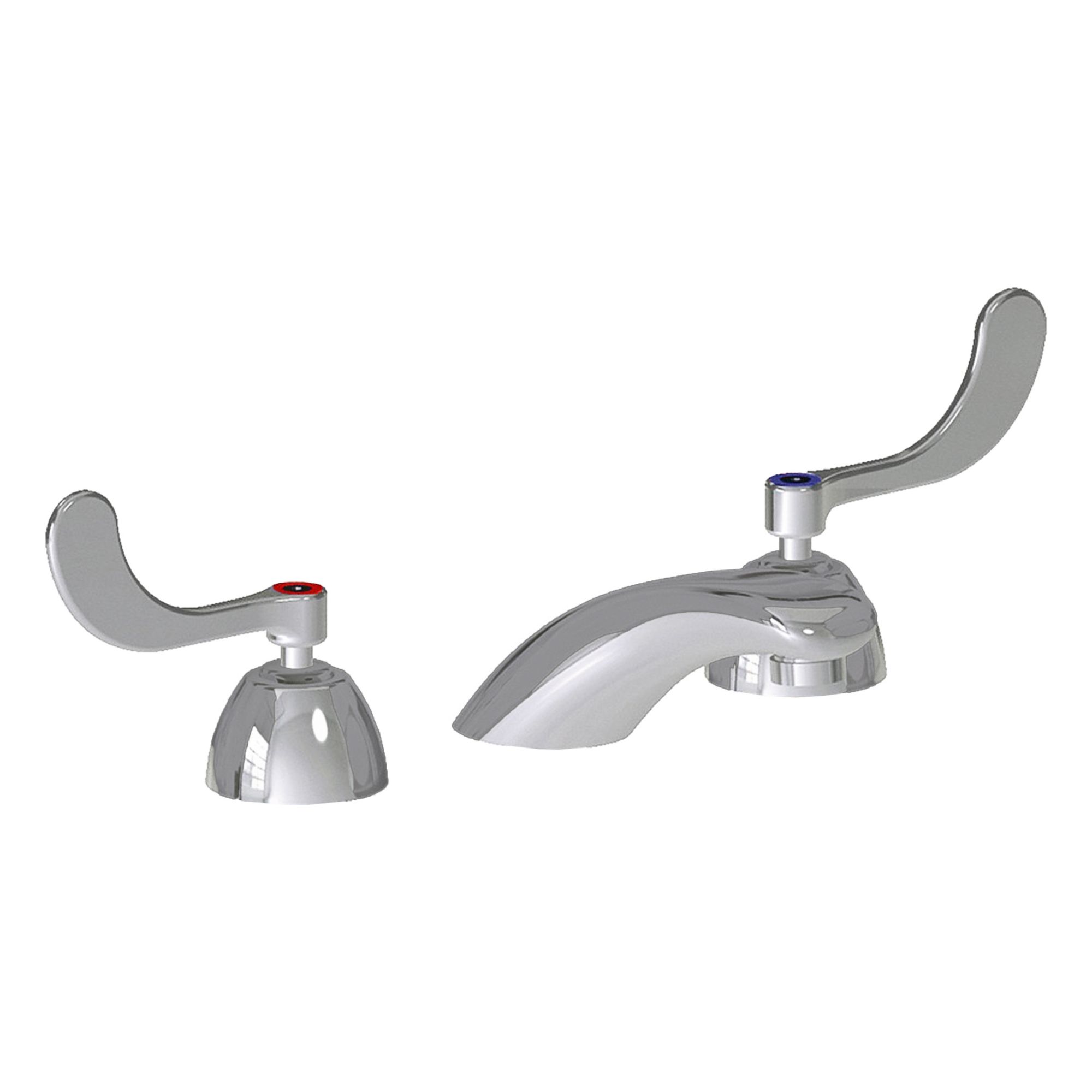Low Arc Bathroom Faucet: 404, Cast Brass, Polished Chrome Finish, 1 gpm Flow Rate