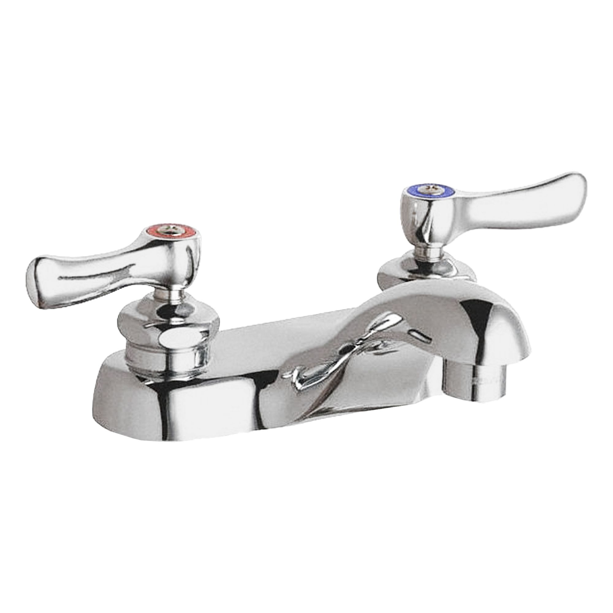 Low Arc Bathroom Faucet: 802, Cast Brass, Polished Chrome Finish, 2.2 gpm Flow Rate