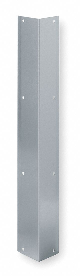 Corner Guard Silver SS 8 ft H 3 in W