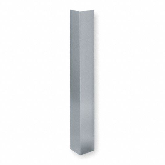 Rockwood 290.32D 2 x 2 x 48 Corner Guard, 2 x 48 in, Adhesive, Satin SS