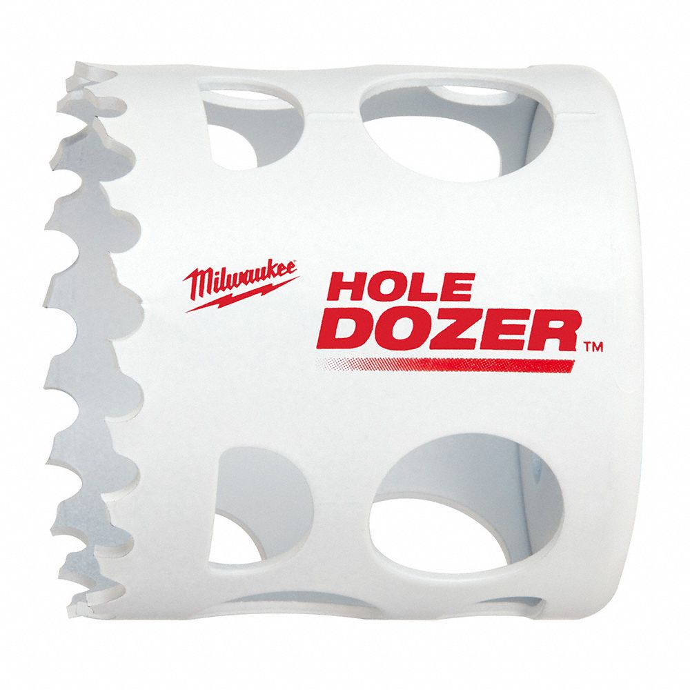 HOLE SAW, BI-METAL/ICE HARD/1-5/8 IN CUT/5/8"-18 THREAD, 3-1/2 X 1/4 IN PILOT, 2 IN(51 MM)