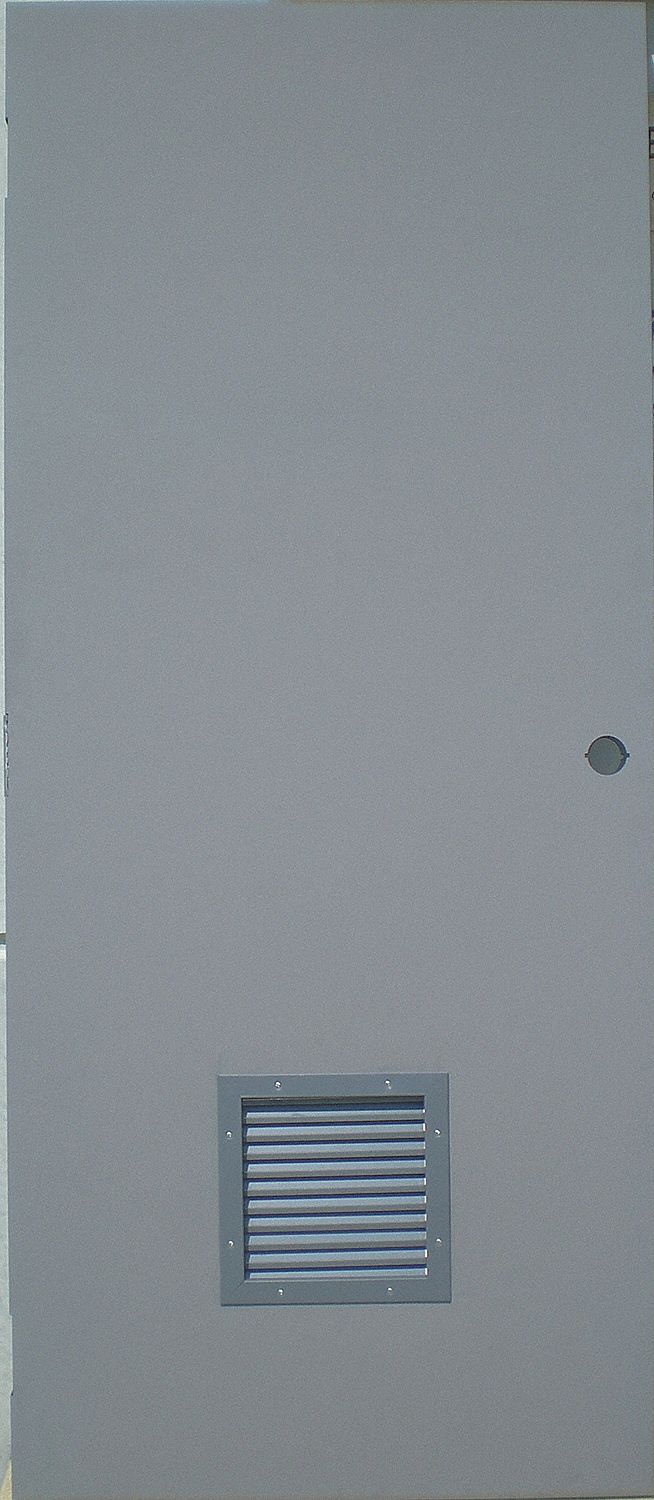 CECO Hollow Metal Door 24 x 60 Louvers 6RLG3CHMDL 40 70 24 x 60