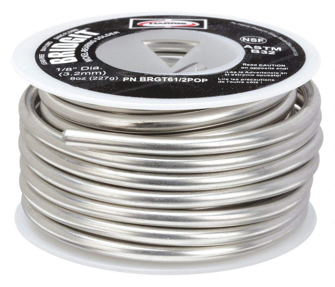 Used Where Lead Bearing Solders are Prohibited