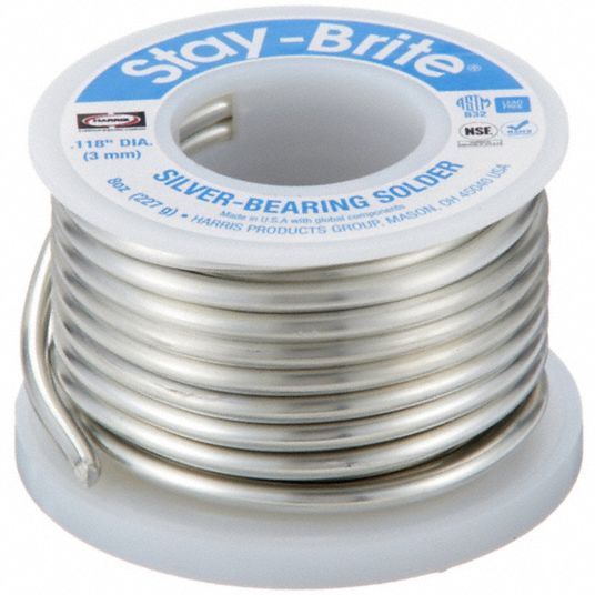 Harris Solid Wire Solder, Silver