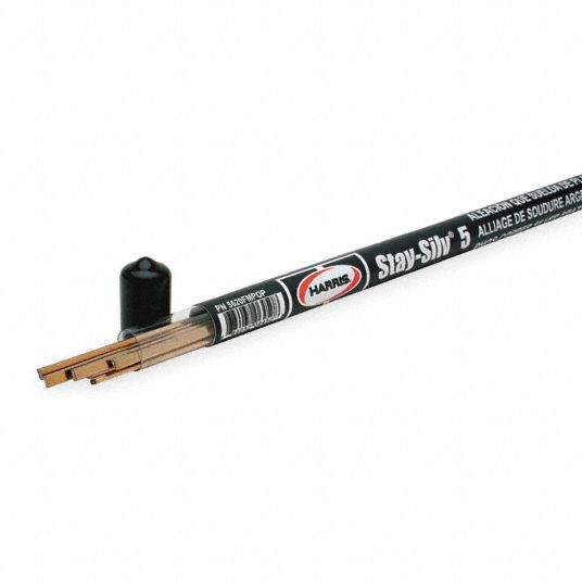 HARRIS Brazing Rod, 1/8x20, 11901500 F, PK7 3THF95620FMPOP Grainger