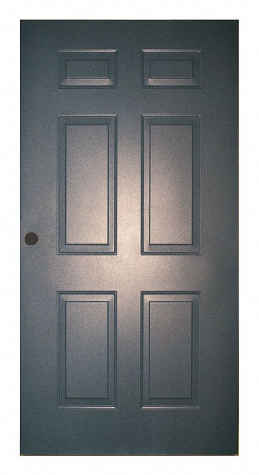Ceco Six Panel Steel Door 84x36 Cylindrical 3tjg8 Cspd Fl3070