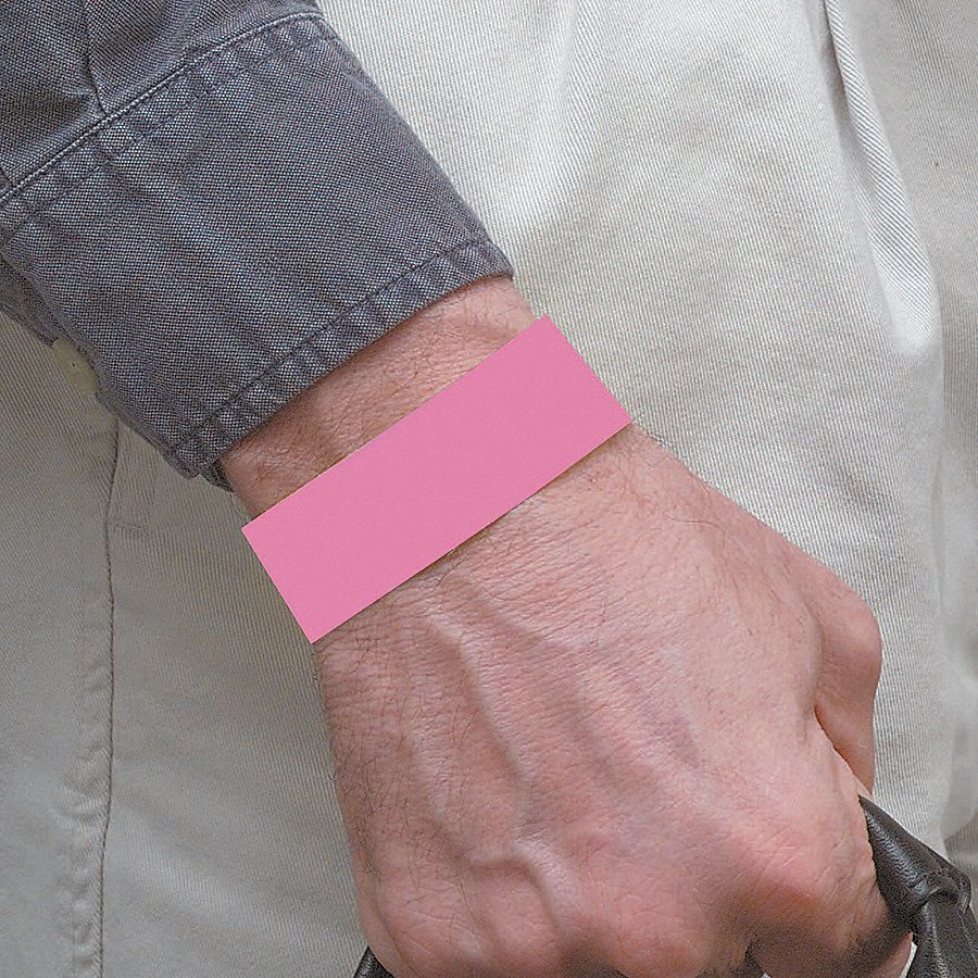 WRISTBAND,PINK,NUMBERED,PK500