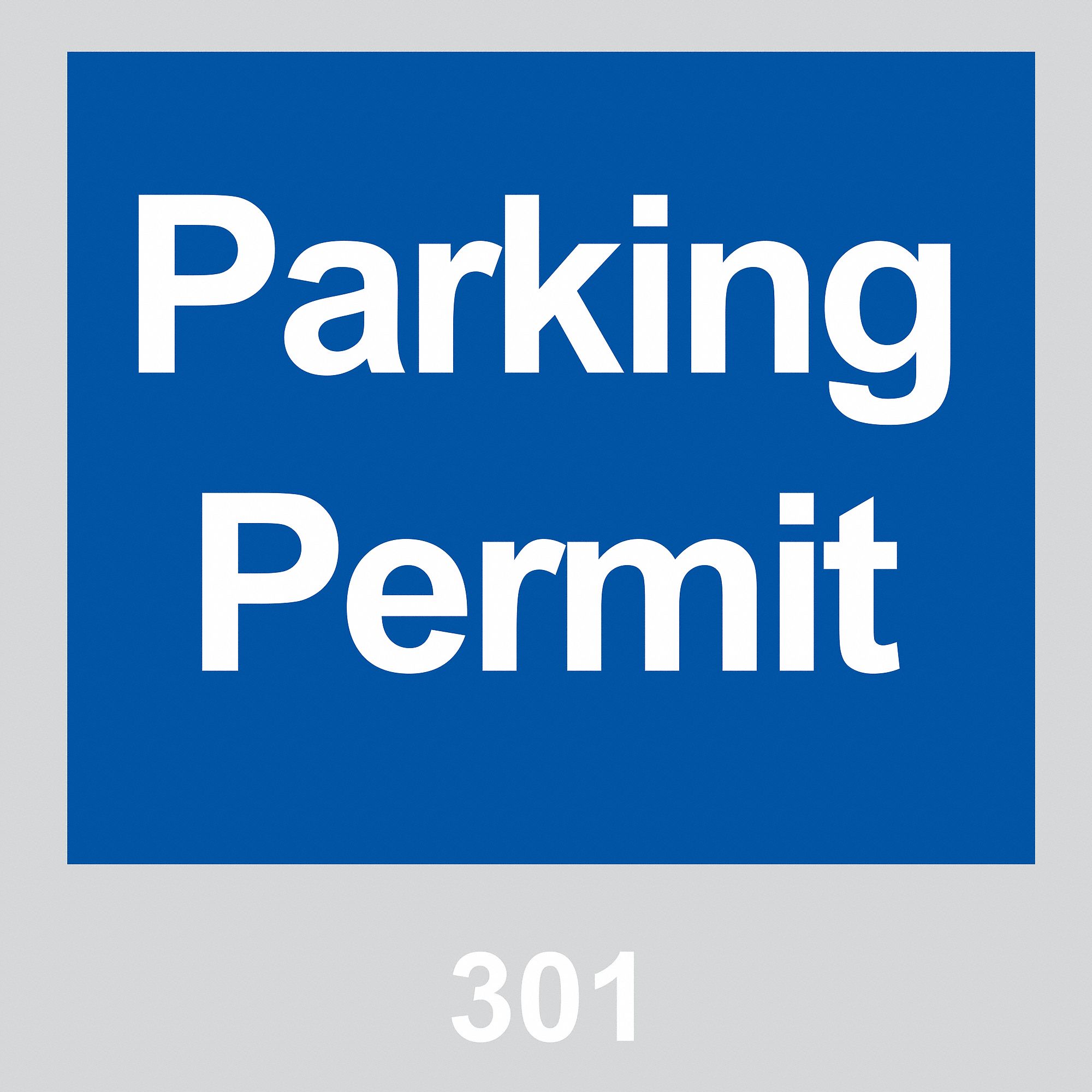 BRADY, Windshield Decal, Parking Permit, Parking Permits 3TLY896232