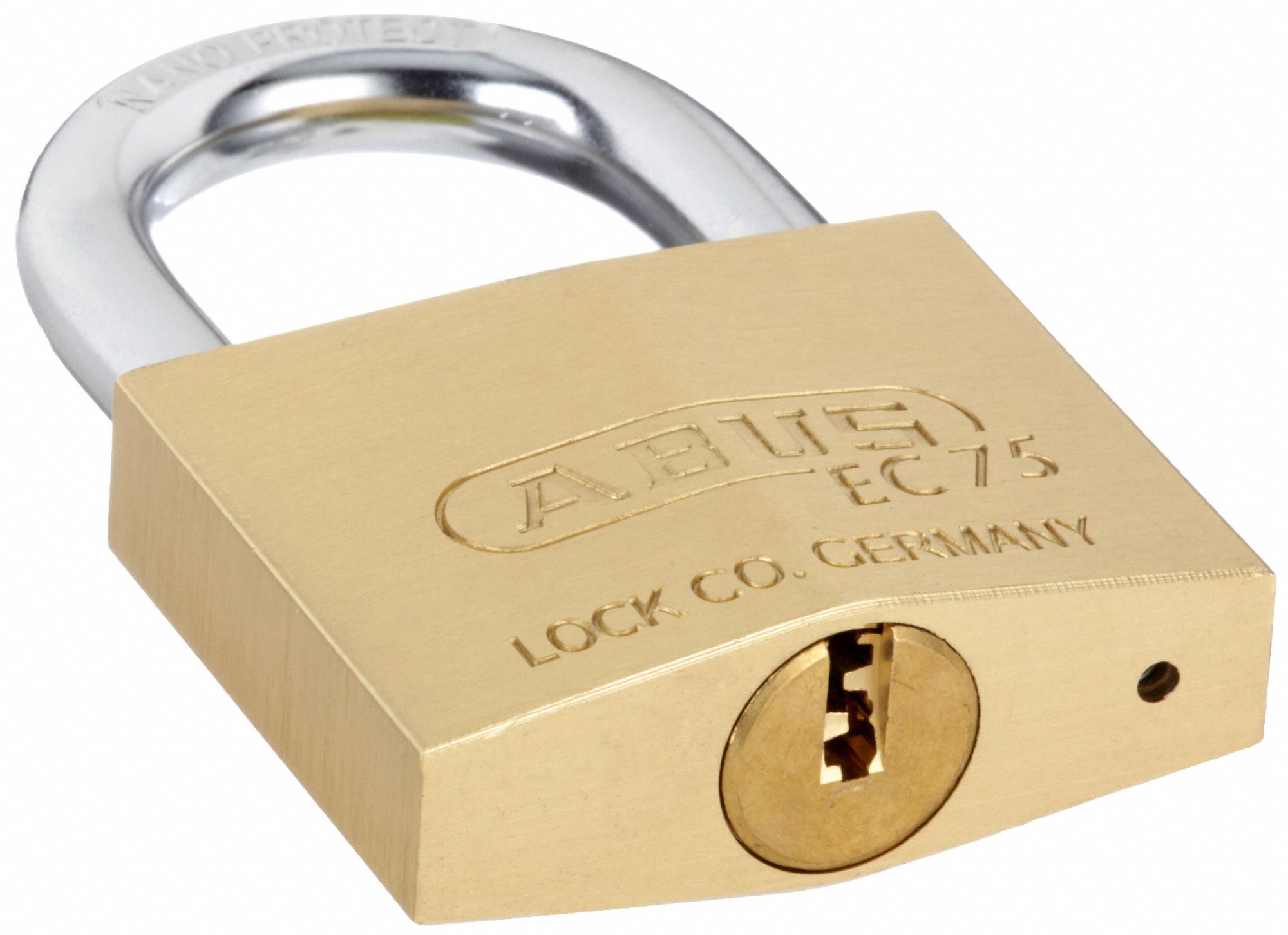 ABUS Padlock 1 1/8 in Vertical Shackle Clearance, 1 7/64 in Horizontal