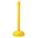 BARRIER POST,41 IN H,YELLOW,USE W/4T630