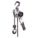 LEVER CHAIN HOIST, HOOK MOUNTED - NO TROLLEY, 1,500 LB LIFTING CAPACITY, 20 FT LIFT L