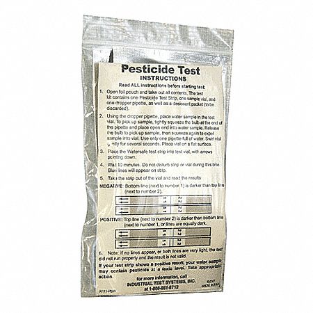 INDUSTRIAL TEST SYSTEMS Test Strips 2 PK Testing Parameter: Pesticide ...