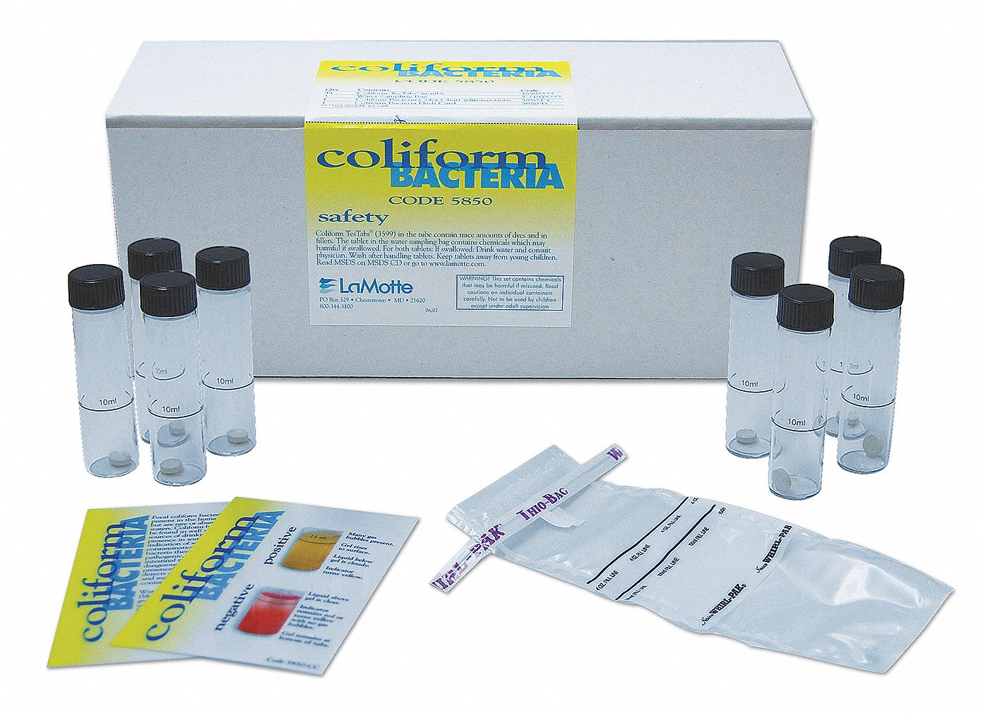 LAMOTTE Water Test Education Kit: Presence/Absence - 3TRH6|5850 - Grainger