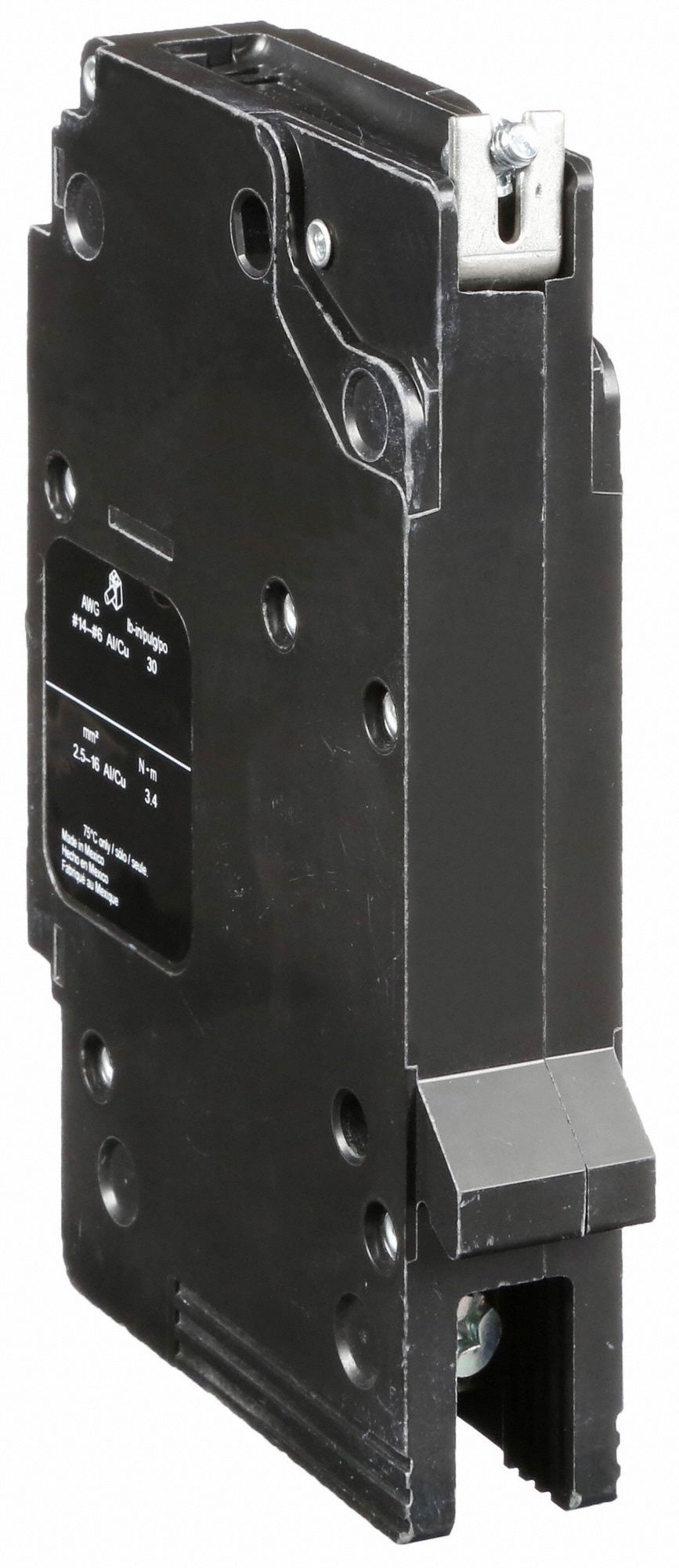SQUARE D Miniature Circuit Breaker, Amps 20 A, Circuit Breaker Type