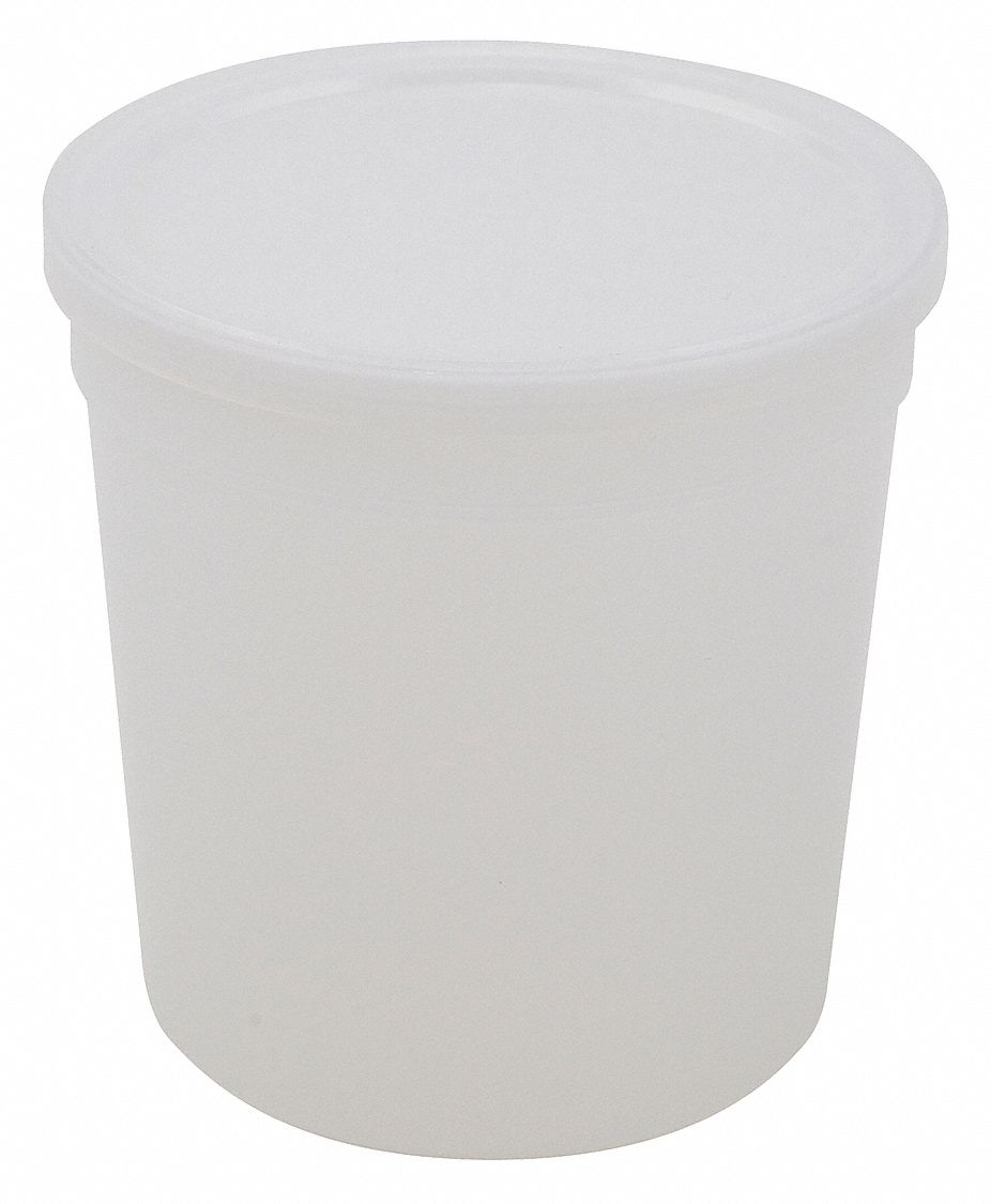 DYNALON Wide Mouth Specimen Container, Plastic, 480 mL, Clear, 100 PK ...