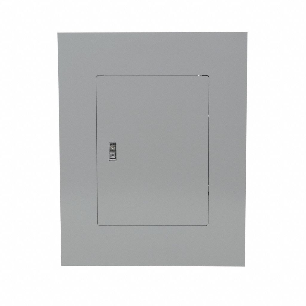 PANELBOARD COVER, 26 IN L, 1D687, NEMA 1, DOOR, NON-VENTED, 18 SPACES, 125 AMPS, STEEL, 20 IN WD