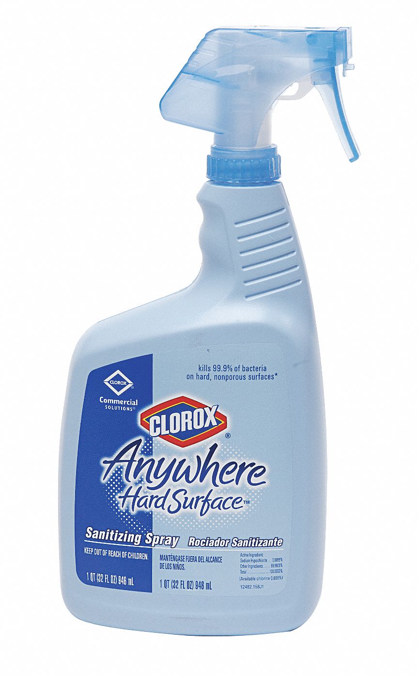 Sanitizing Spray, Bottle Container Type, Ready to Use Dilution Grainger