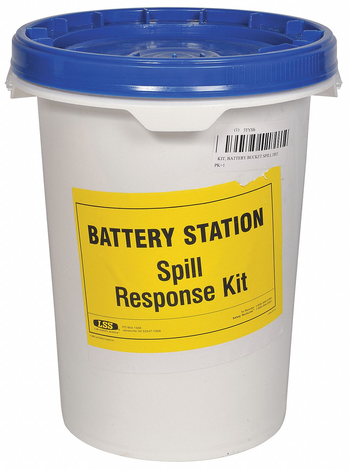 Grainger Approved Battery Spill Kit Neutralizes Acid Neutralizing Kits 6 5 Gal 3tyh6 3tyh6 Grainger