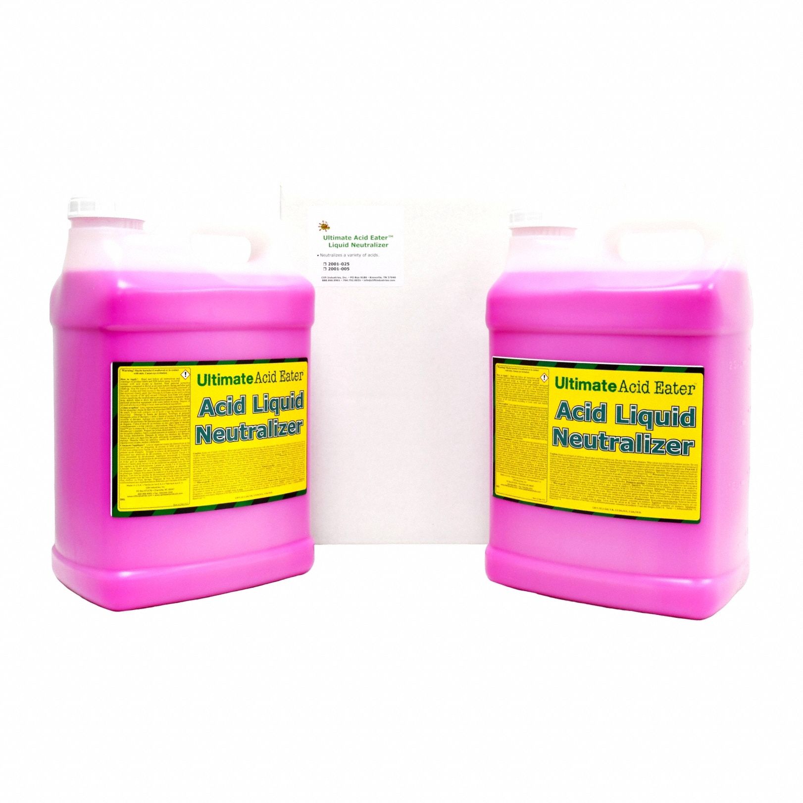 Liquid Neutralizer: Liquid, 1 gal Bottle, Red, 2 PK
